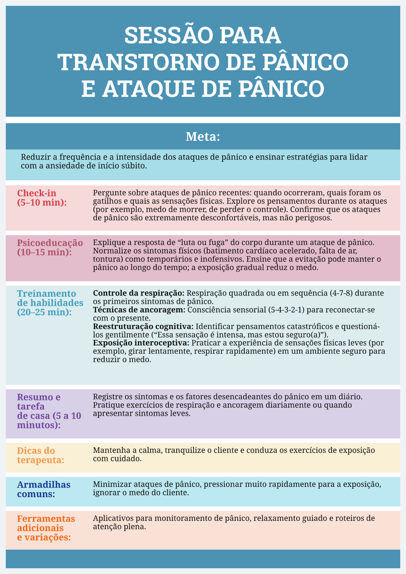 Plano de Sessão Terapêutica